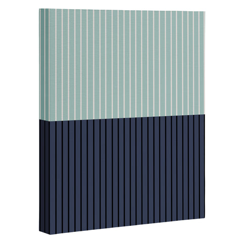 Colour Poems Color Block Lines XI Art Canvas