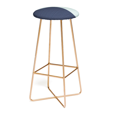 Colour Poems Color Block Lines XI Bar Stool