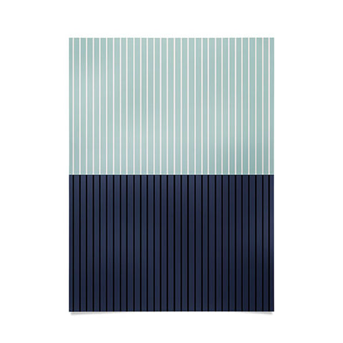 Colour Poems Color Block Lines XI Poster