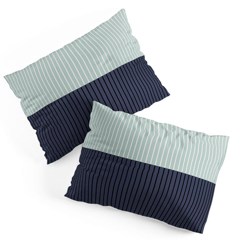 Colour Poems Color Block Lines XI Pillow Shams