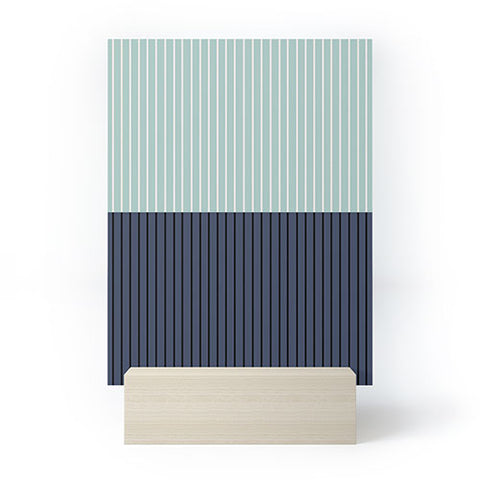 Colour Poems Color Block Lines XI Mini Art Print