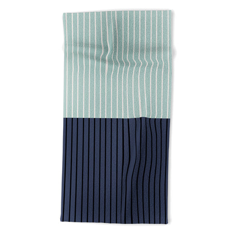 Colour Poems Color Block Lines XI Beach Towel