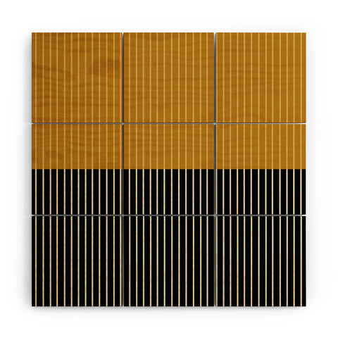 Colour Poems Color Block Lines XII Wood Wall Mural