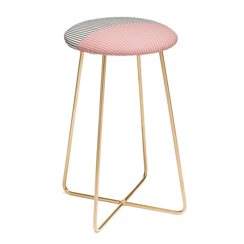 Colour Poems Color Block Lines XIV Counter Stool