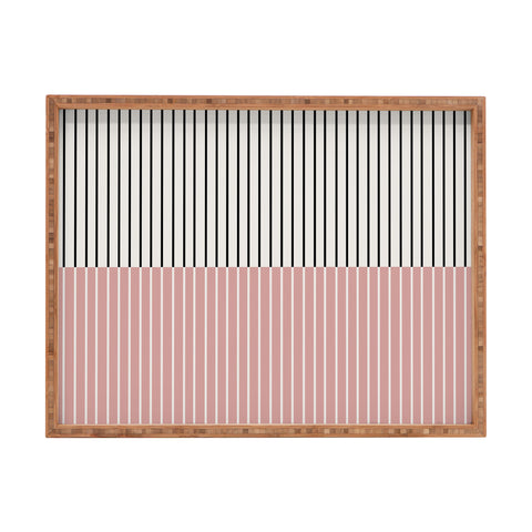 Colour Poems Color Block Lines XIV Rectangular Tray