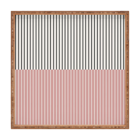 Colour Poems Color Block Lines XIV Square Tray