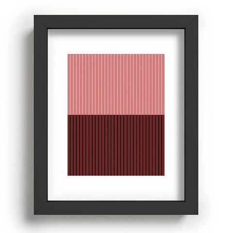 Colour Poems Color Block Lines XVI Recessed Framing Rectangle