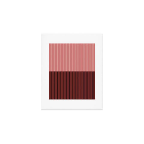 Colour Poems Color Block Lines XVI Art Print