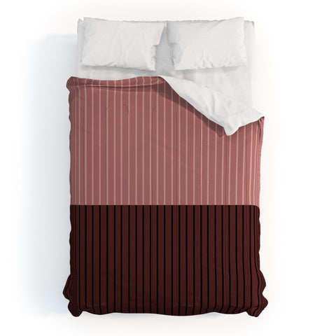Colour Poems Color Block Lines XVI Comforter