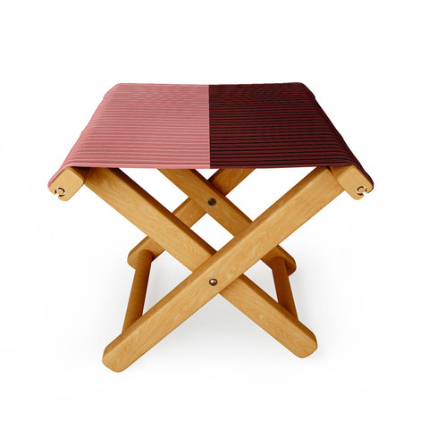 Colour Poems Color Block Lines XVI Folding Stool