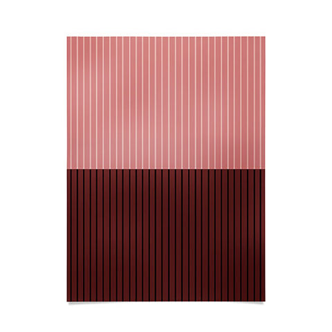 Colour Poems Color Block Lines XVI Poster