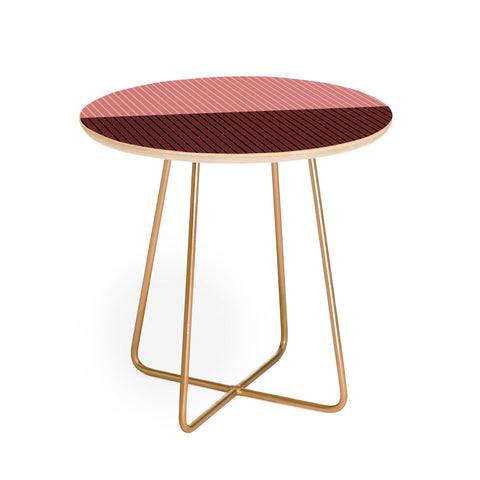 Colour Poems Color Block Lines XVI Round Side Table
