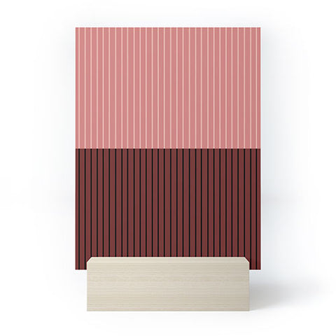 Colour Poems Color Block Lines XVI Mini Art Print