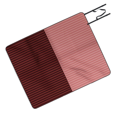 Colour Poems Color Block Lines XVI Picnic Blanket