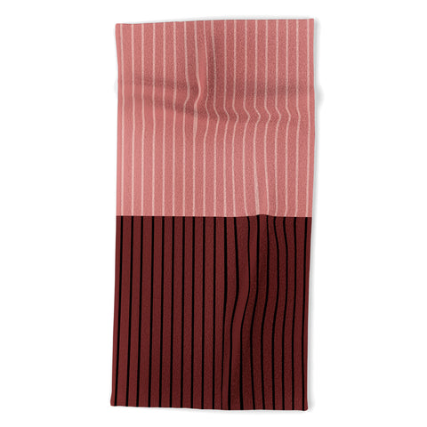 Colour Poems Color Block Lines XVI Beach Towel