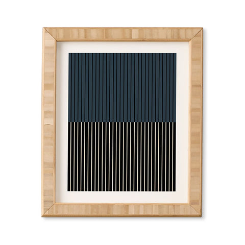 Colour Poems Color Block Lines XVII Framed Wall Art