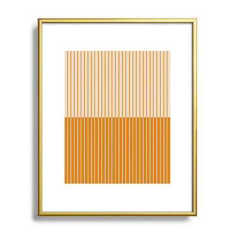 Colour Poems Color Block Lines XVIII Metal Framed Art Print