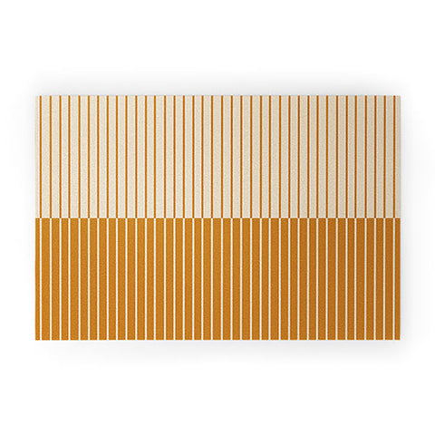 Colour Poems Color Block Lines XVIII Welcome Mat