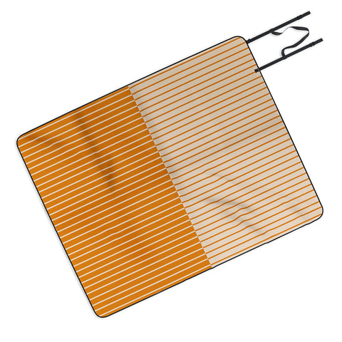 Colour Poems Color Block Lines XVIII Picnic Blanket