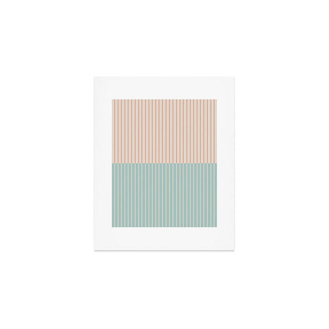 Colour Poems Color Block Lines XX Art Print