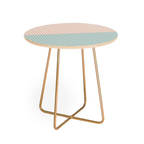 Colour Poems Color Block Lines XX Round Side Table