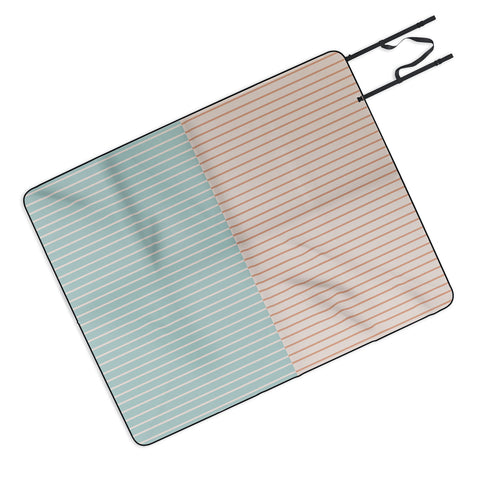 Colour Poems Color Block Lines XX Picnic Blanket