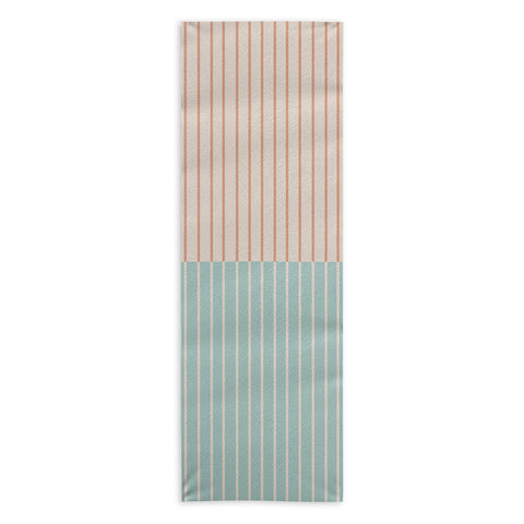 Colour Poems Color Block Lines XX Yoga Towel
