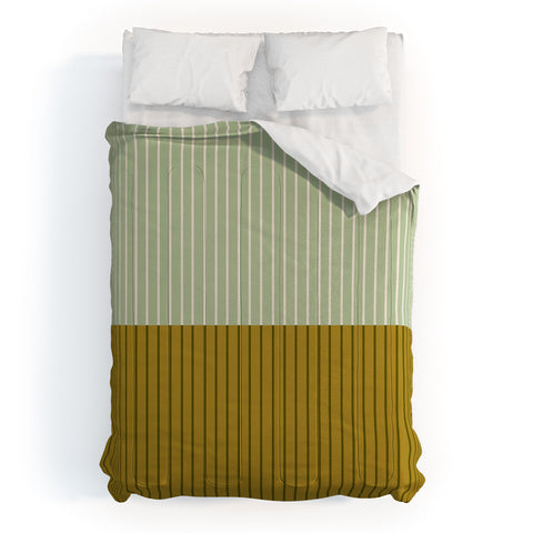 Colour Poems Color Block Lines XXI Comforter