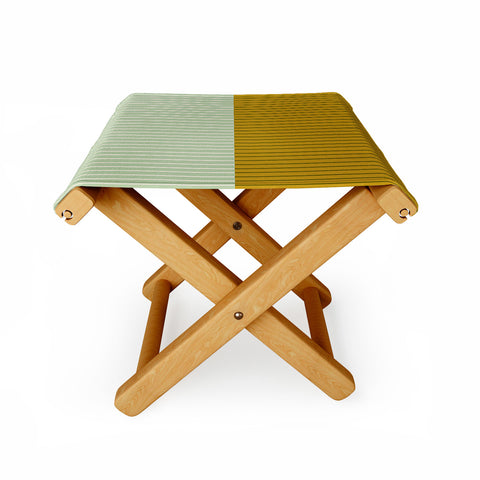 Colour Poems Color Block Lines XXI Folding Stool