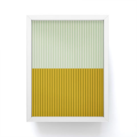 Colour Poems Color Block Lines XXI Framed Mini Art Print