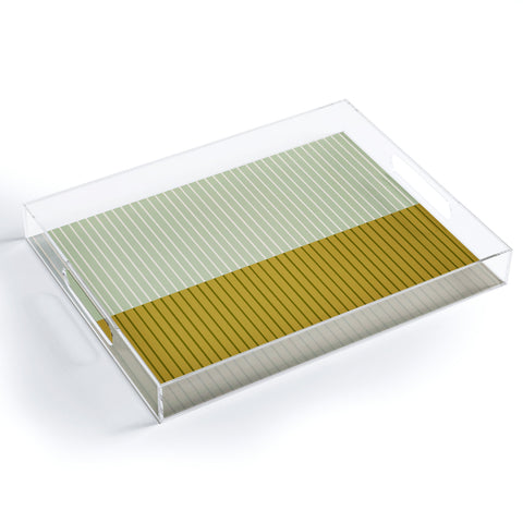 Colour Poems Color Block Lines XXI Acrylic Tray