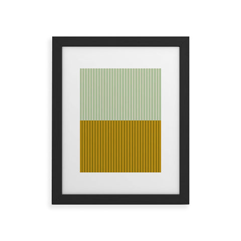 Colour Poems Color Block Lines XXI Framed Art Print