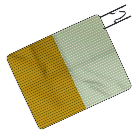 Colour Poems Color Block Lines XXI Picnic Blanket