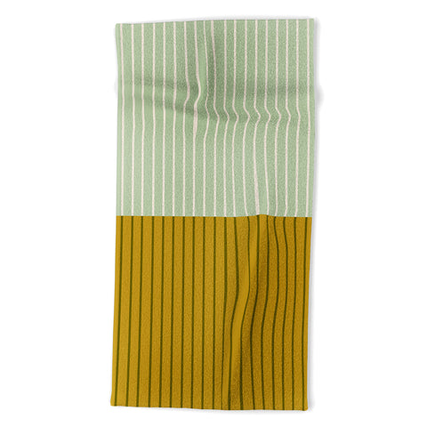 Colour Poems Color Block Lines XXI Beach Towel