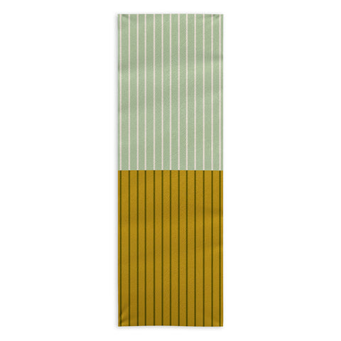 Colour Poems Color Block Lines XXI Yoga Towel