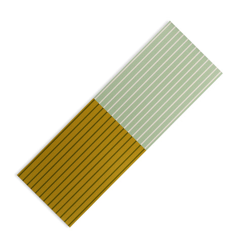 Colour Poems Color Block Lines XXI Yoga Mat