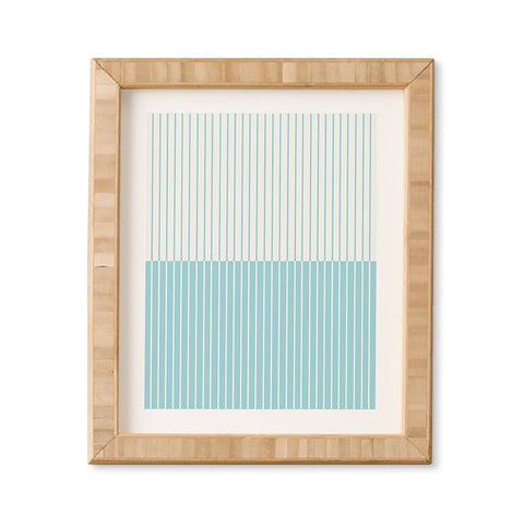 Colour Poems Color Block Lines XXIII Framed Wall Art