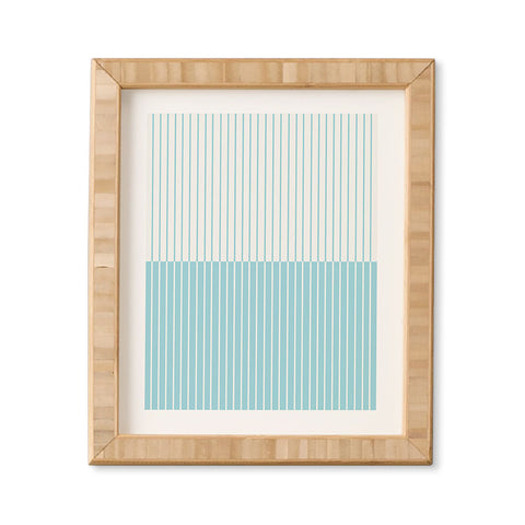 Colour Poems Color Block Lines XXIII Framed Wall Art