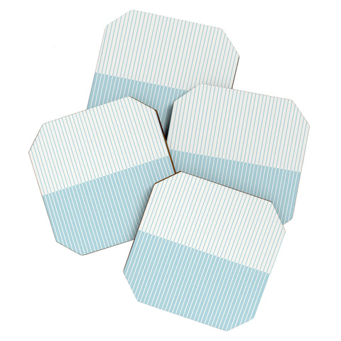 Colour Poems Color Block Lines XXIII Coaster Set