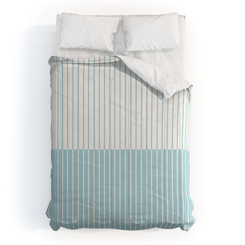 Colour Poems Color Block Lines XXIII Comforter