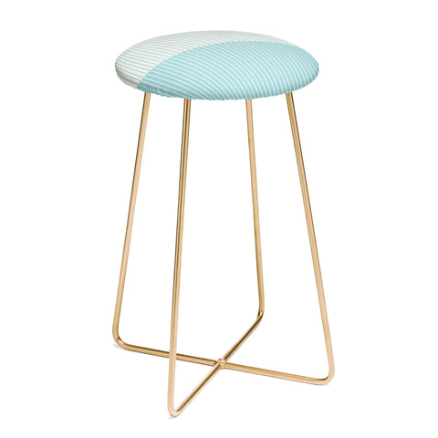 Colour Poems Color Block Lines XXIII Counter Stool