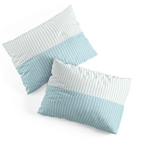 Colour Poems Color Block Lines XXIII Pillow Shams