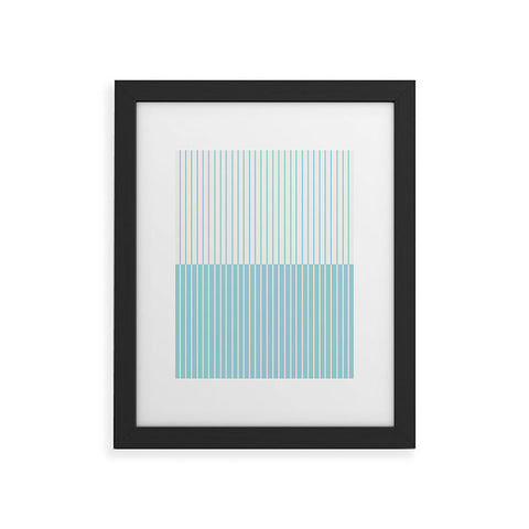 Colour Poems Color Block Lines XXIII Framed Art Print