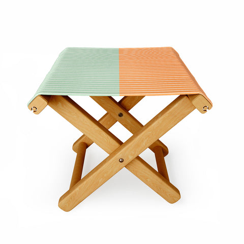 Colour Poems Color Block Lines XXIV Folding Stool