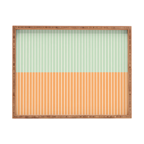 Colour Poems Color Block Lines XXIV Rectangular Tray