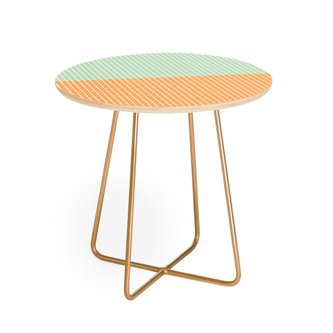 Colour Poems Color Block Lines XXIV Round Side Table