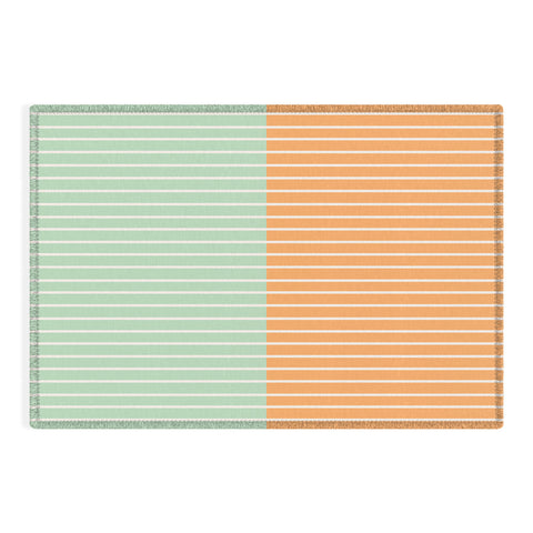 Colour Poems Color Block Lines XXIV Outdoor Rug