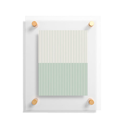 Colour Poems Color Block Lines XXIX Floating Acrylic Print