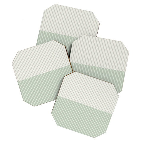 Colour Poems Color Block Lines XXIX Coaster Set
