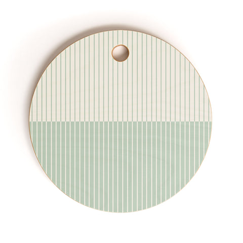 Colour Poems Color Block Lines XXIX Cutting Board Round